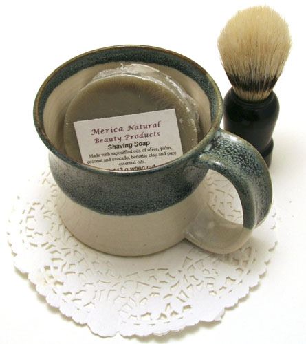 Sahving soap, Mug and Brush